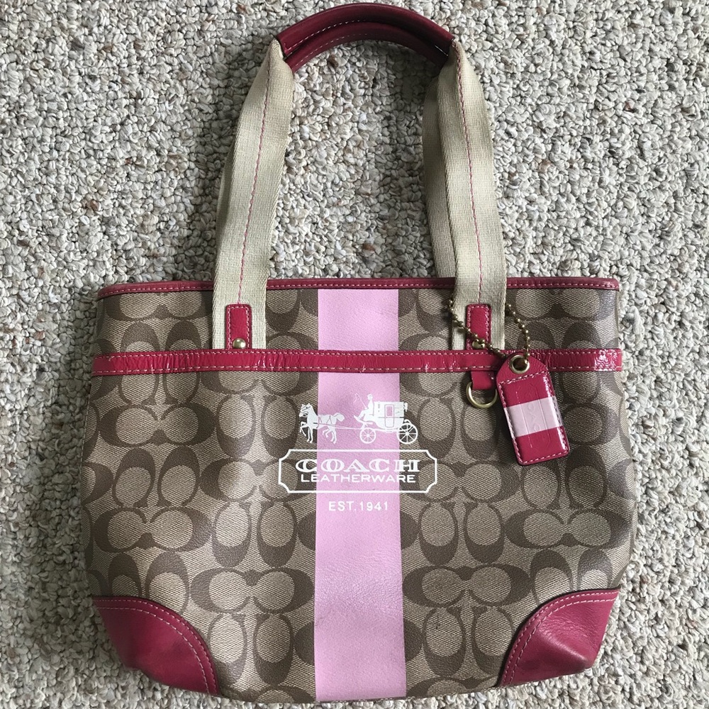 Small coach tote